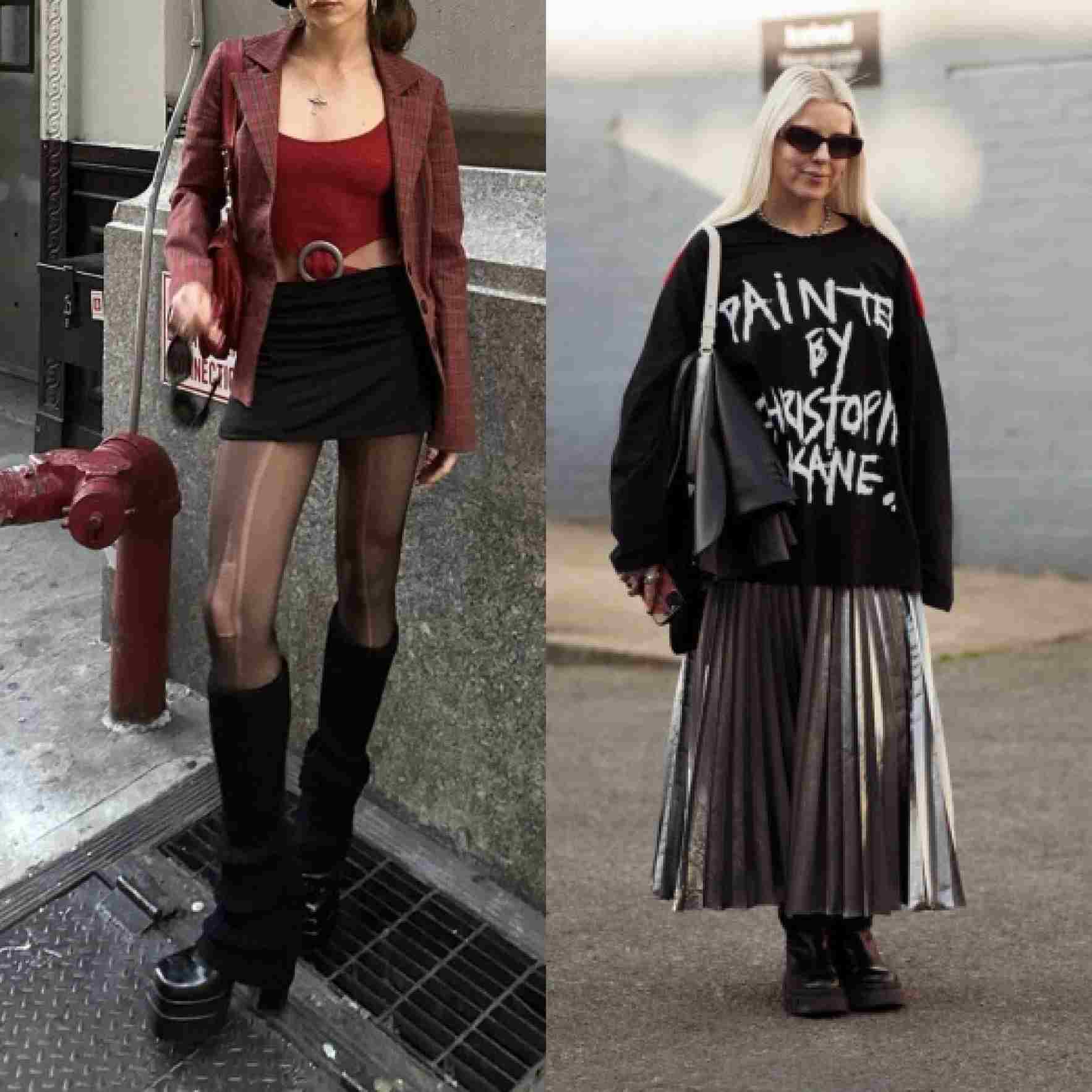 looks para um show de rock